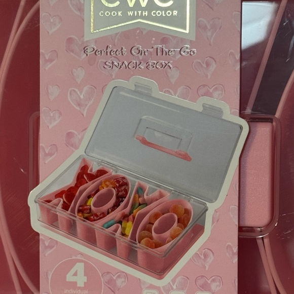 CWC Pink XO Snack Box Snacklebox - Picture 2 of 7